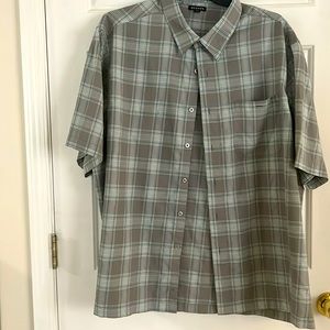 Big and Tall George Dress Plaid Shirt Size 3XL
